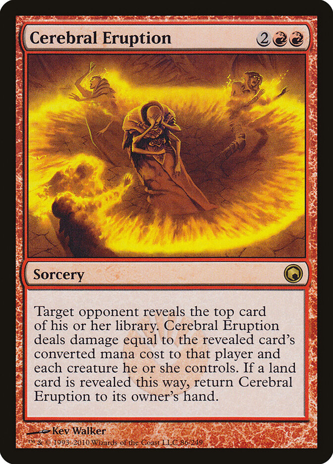 Cerebral Eruption (86) - Scars of Mirrodin (SOM)