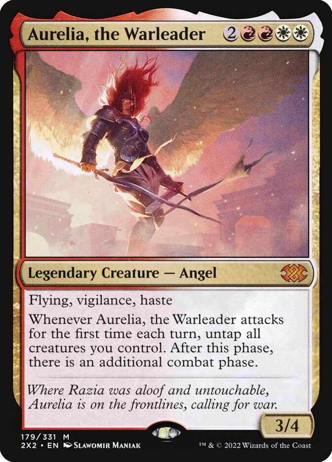Aurelia, the Warleader (179) - Double Masters 2022 (2X2)