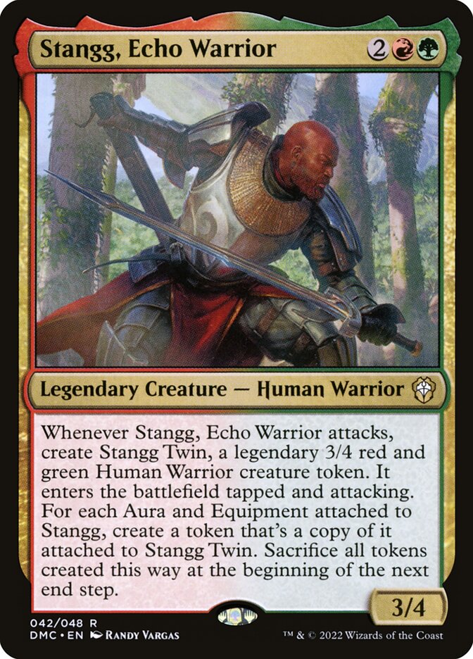 Stangg, Echo Warrior (42) - Dominaria United Commander (DMC)