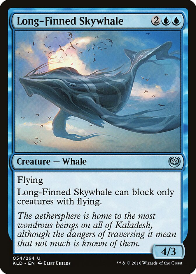 Long-Finned Skywhale (54) - Kaladesh (KLD)
