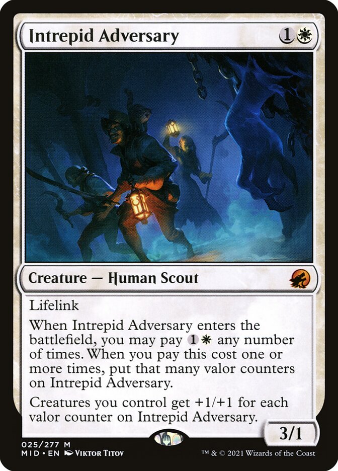 Intrepid Adversary (25) - Innistrad: Midnight Hunt (MID)