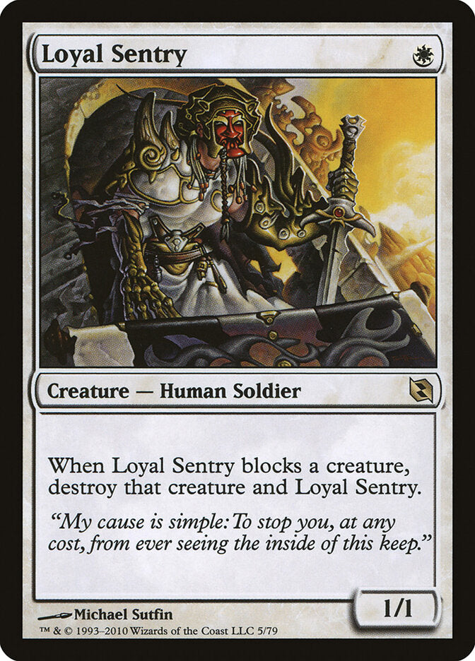 Loyal Sentry (5) - Duel Decks: Elspeth vs. Tezzeret (DDF)