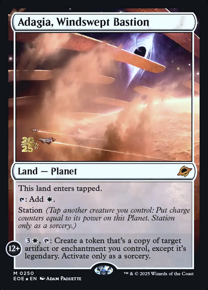 Adagia, Windswept Bastion (250s) - Edge of Eternities Promos (PEOE)