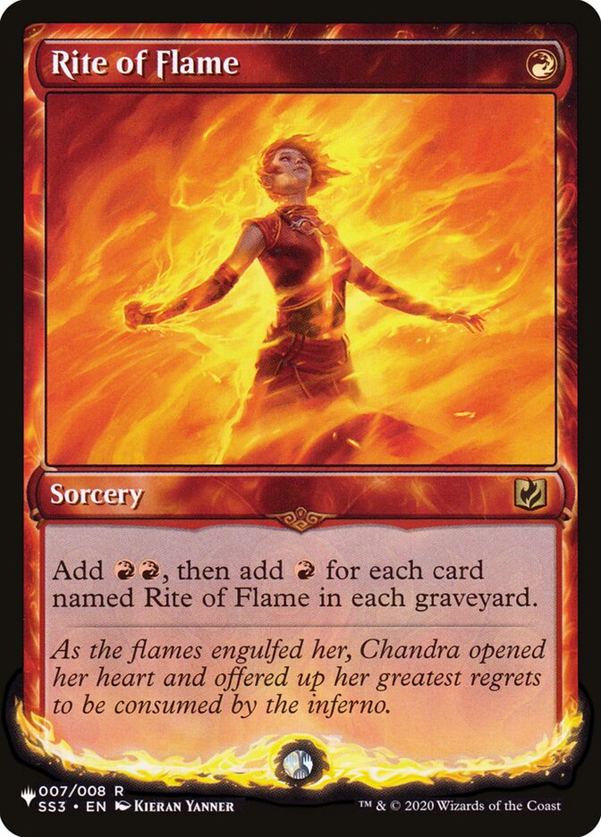 Rite of Flame (SS3-7) - The List (PLST)