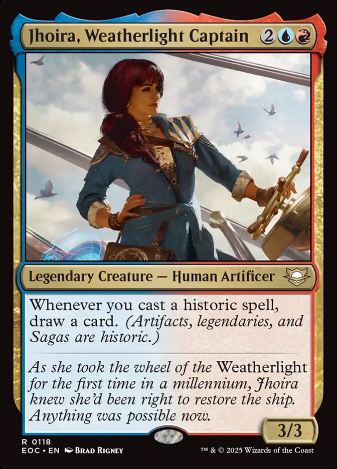 Jhoira, Weatherlight Captain (118) - Edge of Eternities Commander (EOC)