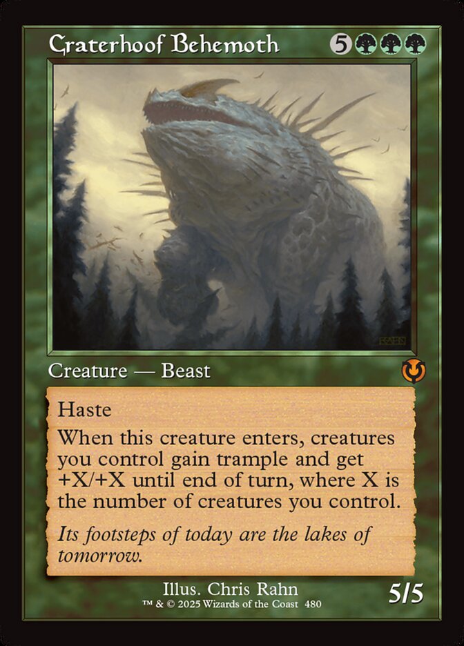 Craterhoof Behemoth (480) - Innistrad Remastered (INR)