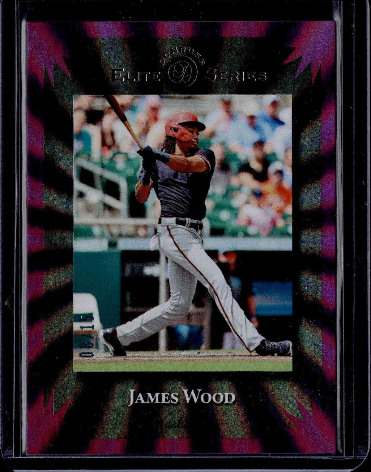 2025 Donruss James Wood Elite Series Purple Laser /15
