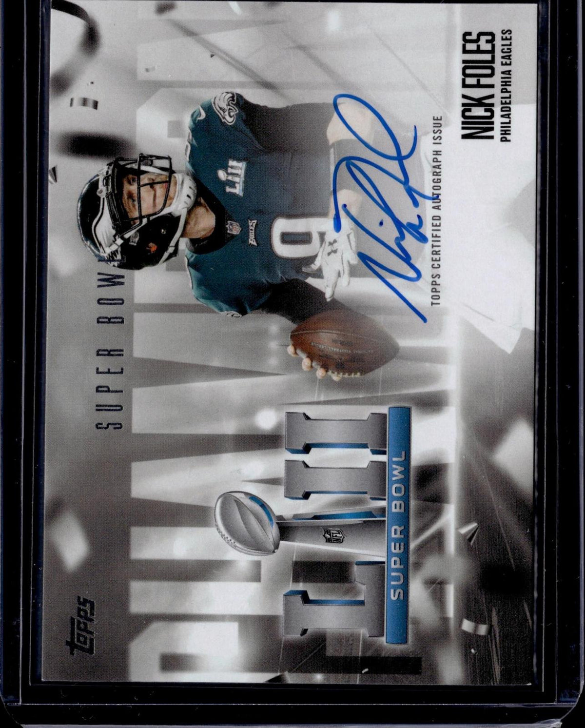 2026 Topps Flagship #SBCS-NF Nick Foles Super Bowl Champion Signatures