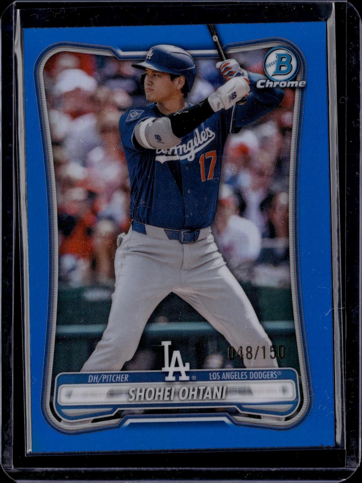 2026 Bowman Chrome #100 Shohei Ohtani True Blue Refractor /150