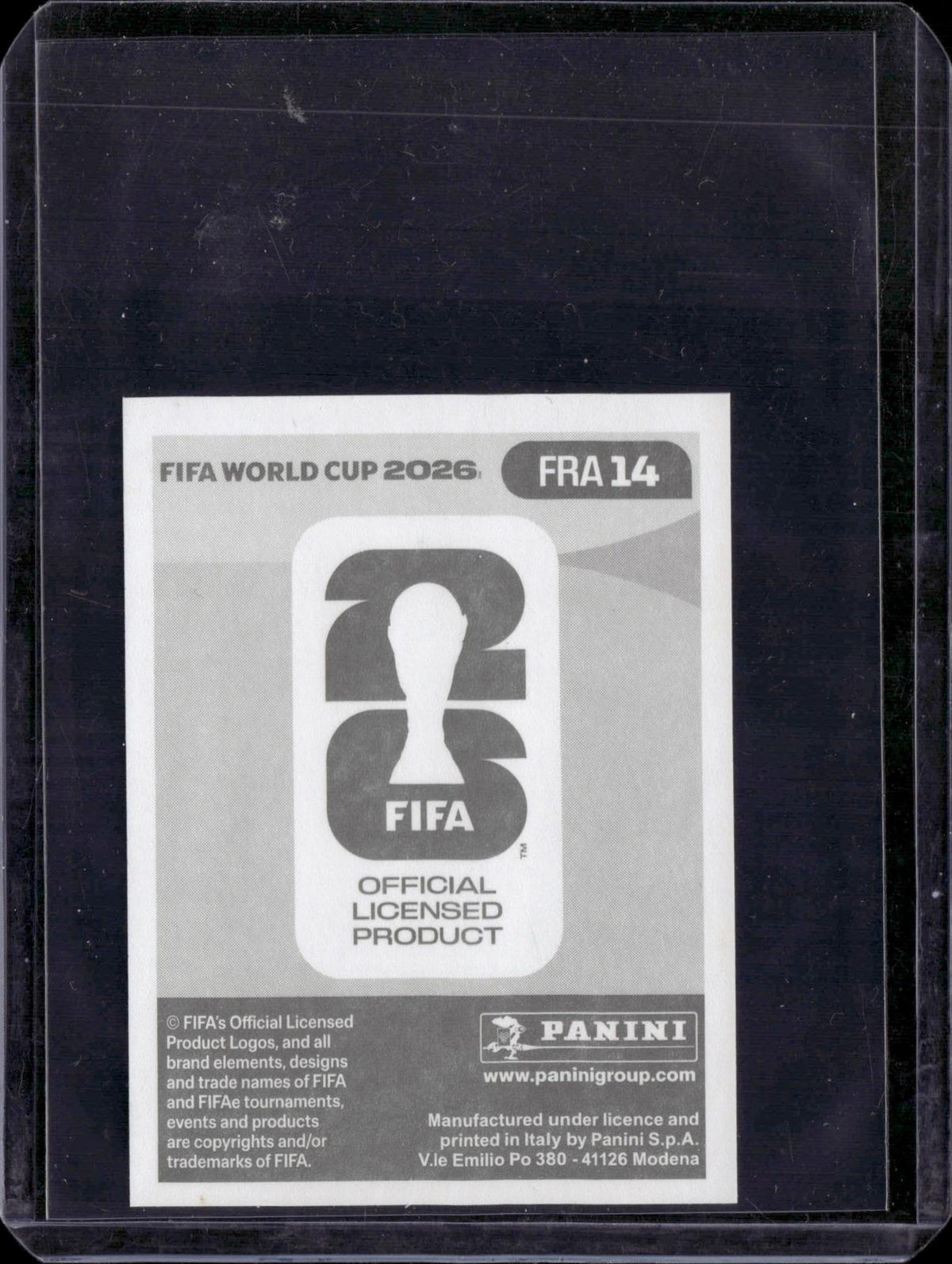 2026 Panini FIFA World Cup Stickers #FRA14 Michael Olise Blue Crumple SP
