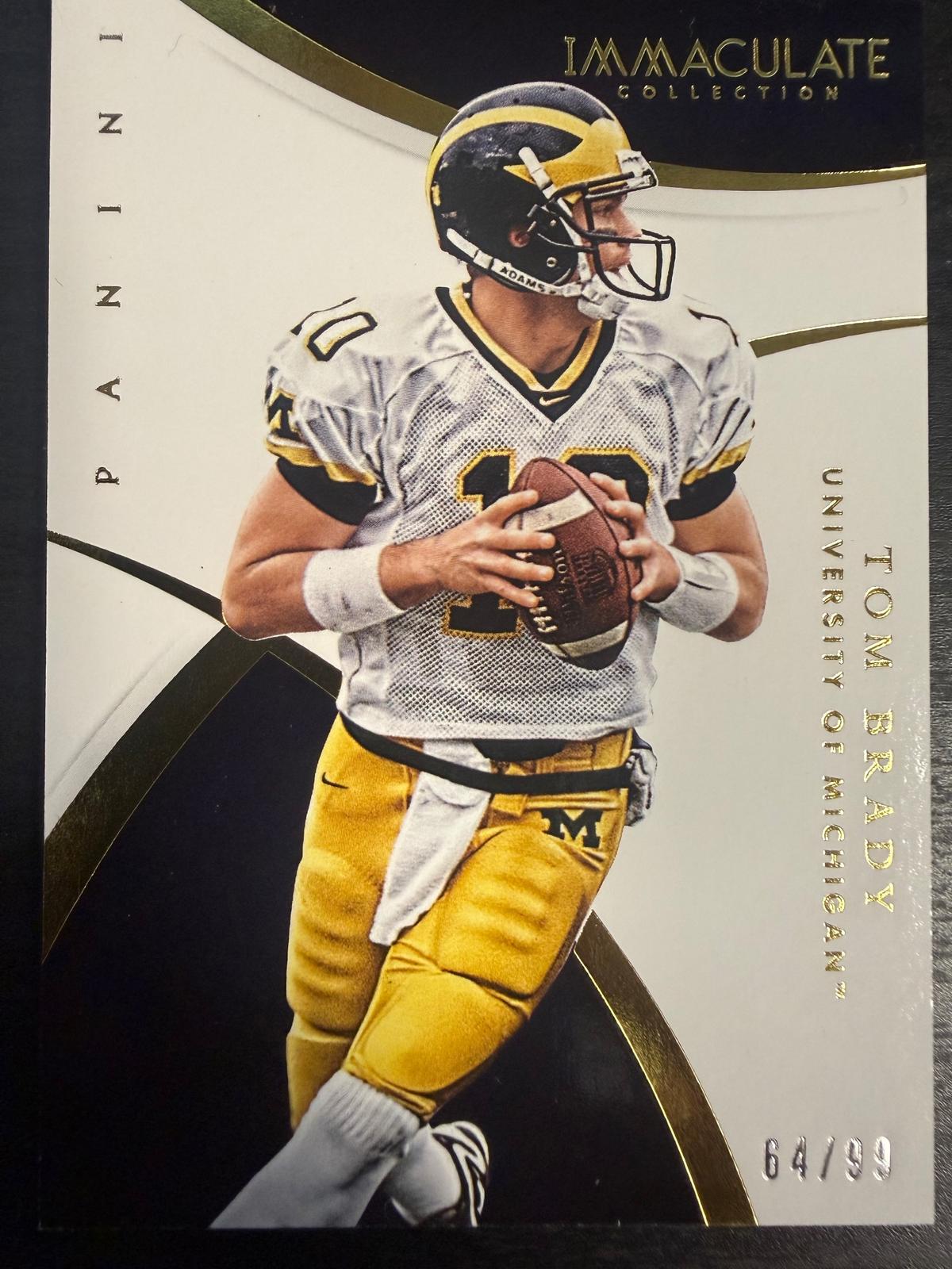 2015 Panini Immaculate Collection Collegiate #96 Tom Brady