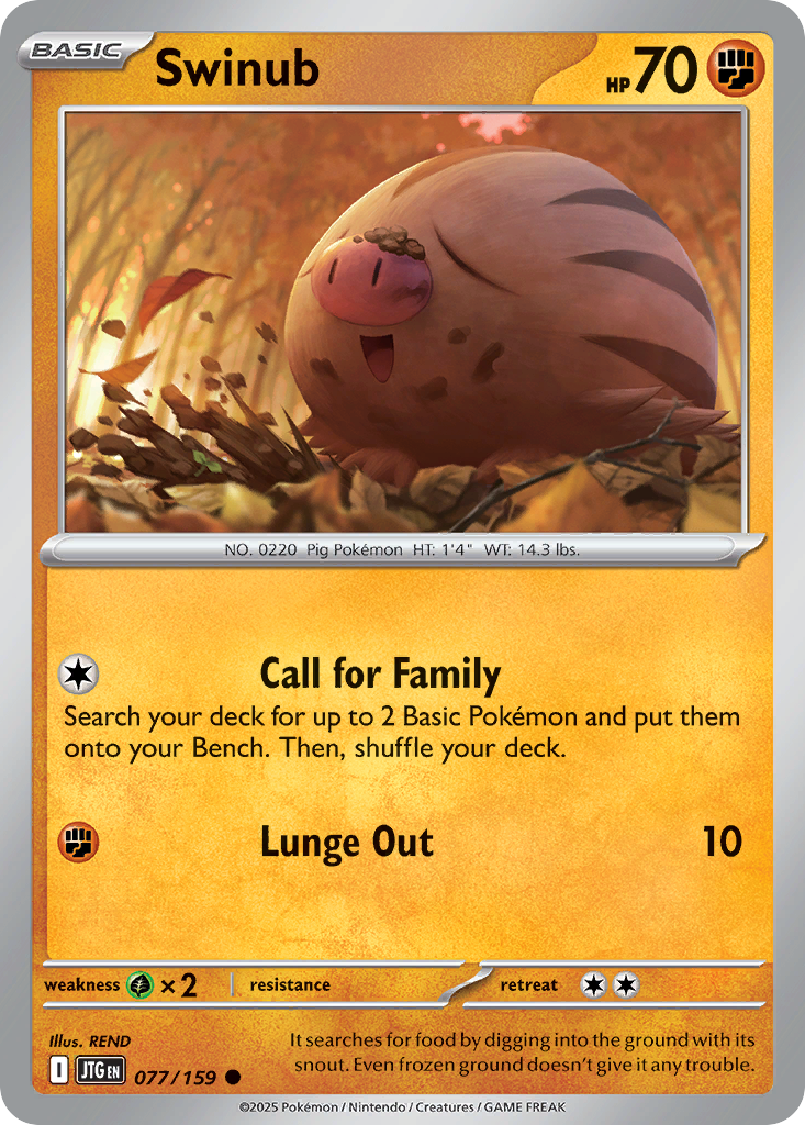 Swinub (77/159) - Journey Together (JTG)