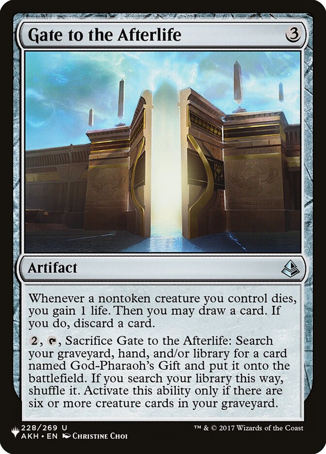 Gate to the Afterlife (AKH-228) - The List (PLST)