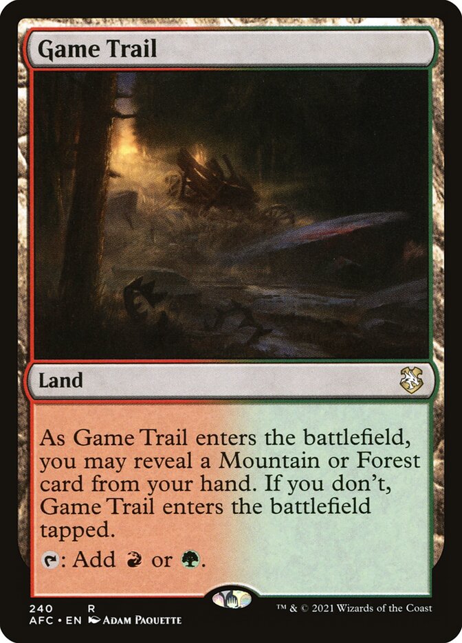 Game Trail (240) - Forgotten Realms Commander (AFC)