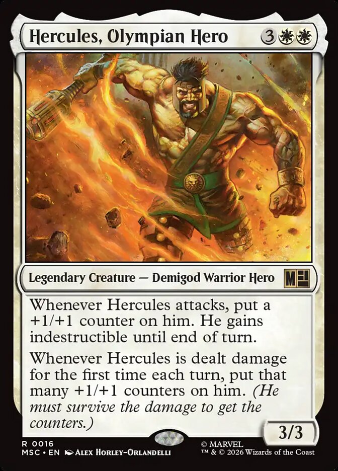 Hercules, Olympian Hero (16) - Marvel Super Heroes Commander (MSC)