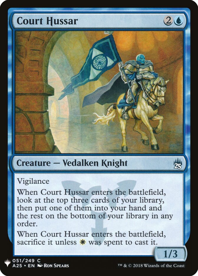 Court Hussar (A25-51) - The List (PLST)