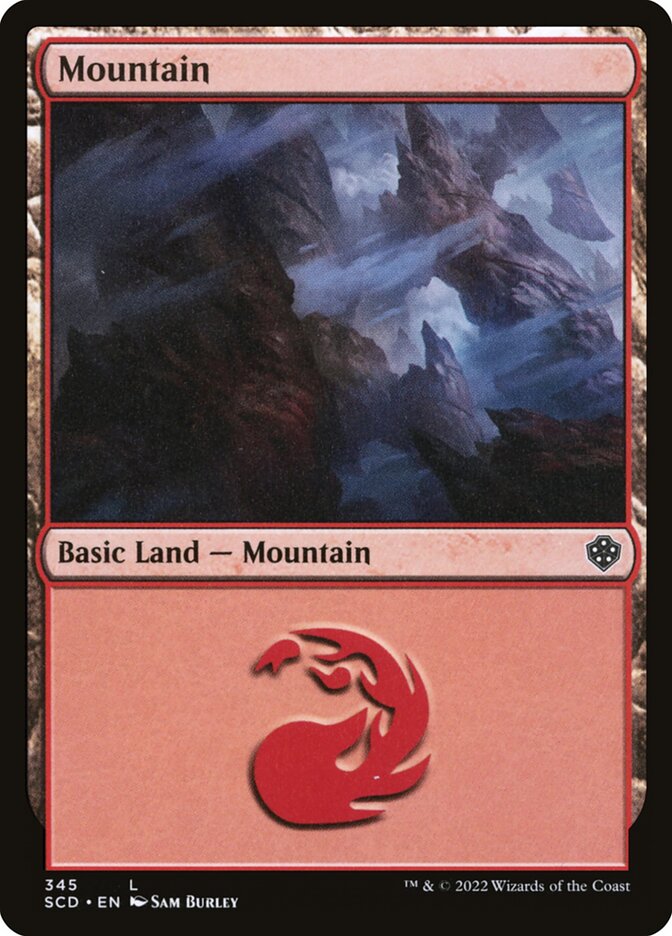 Mountain (345) - Starter Commander Decks (SCD)