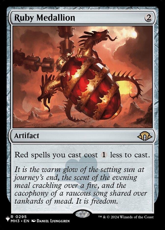 Ruby Medallion (MH3-295) - The List (PLST)