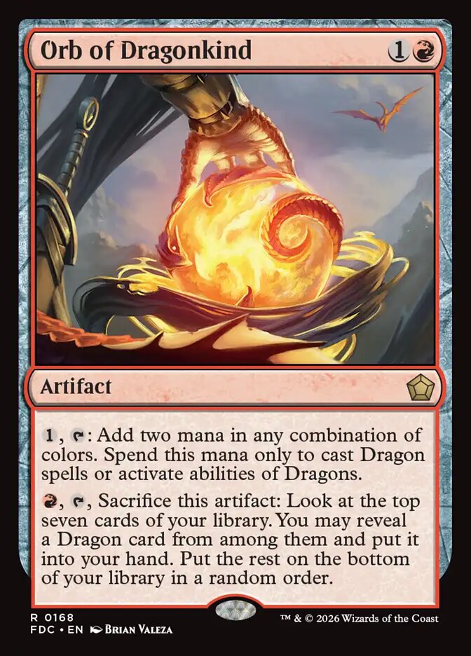 Orb of Dragonkind (168) - Foundations Commander (FDC)