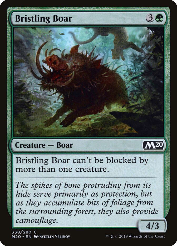 Bristling Boar (338) - Core Set 2020 (M20)