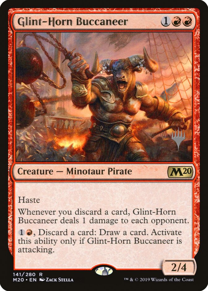 Glint-Horn Buccaneer (141p) - Core Set 2020 Promos (PM20)