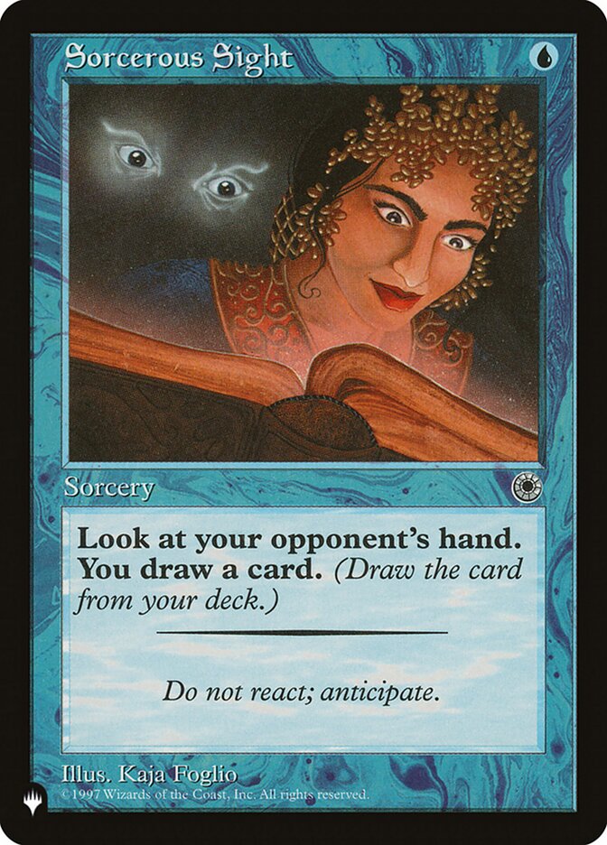 Sorcerous Sight (POR-68) - The List (PLST)