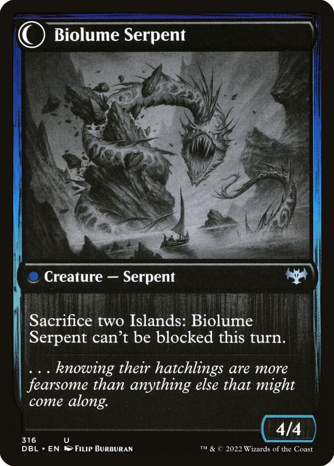 Biolume Egg // Biolume Serpent (316) - Innistrad: Double Feature (DBL)