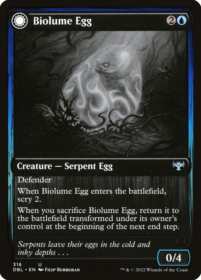Biolume Egg // Biolume Serpent - Innistrad: Double Feature (DBL)