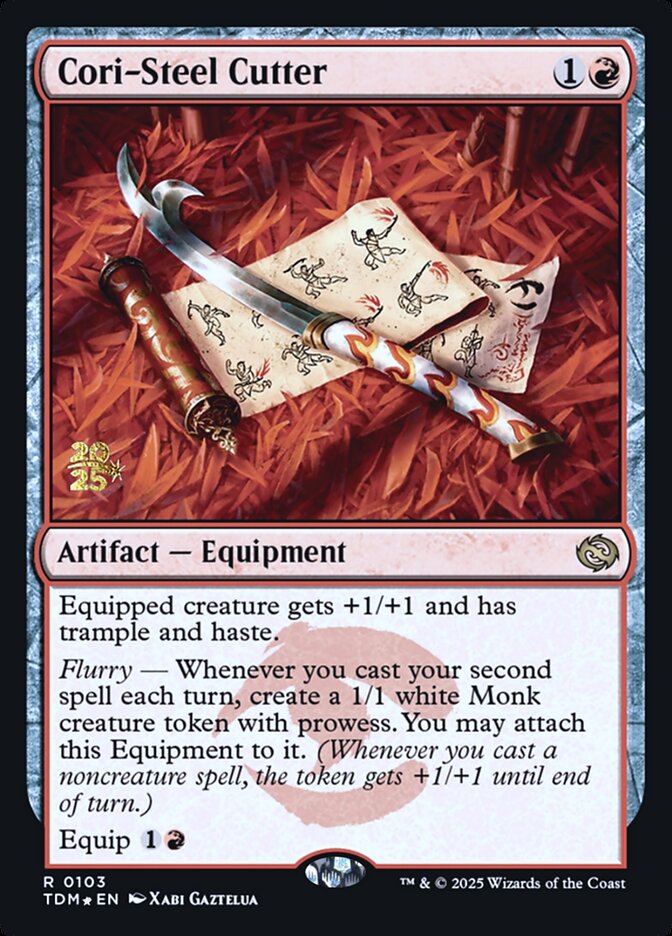 Cori-Steel Cutter (103s) - Tarkir: Dragonstorm Promos (PTDM)