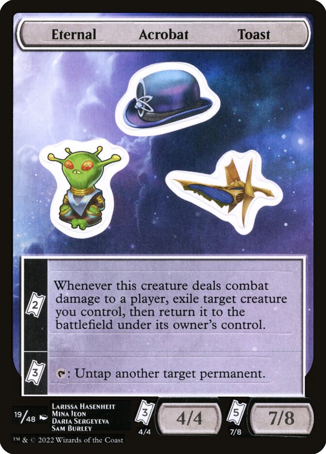 Eternal Acrobat Toast (19) - Unfinity Sticker Sheets (SUNF)