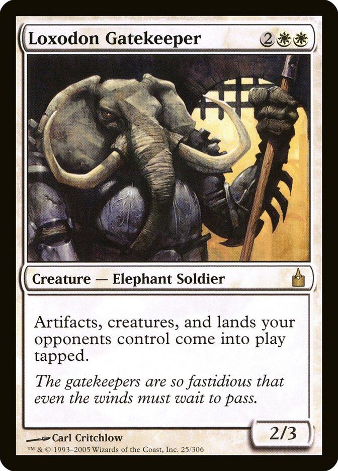 Loxodon Gatekeeper (25) - Ravnica: City of Guilds (RAV)