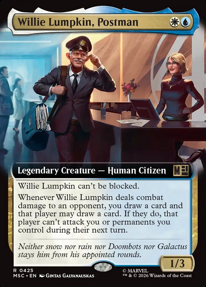 Willie Lumpkin, Postman (425) - Marvel Super Heroes Commander (MSC)