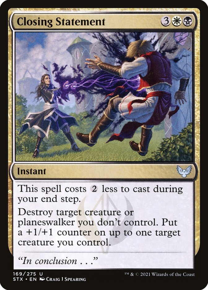 Closing Statement (169) - Strixhaven: School of Mages (STX)