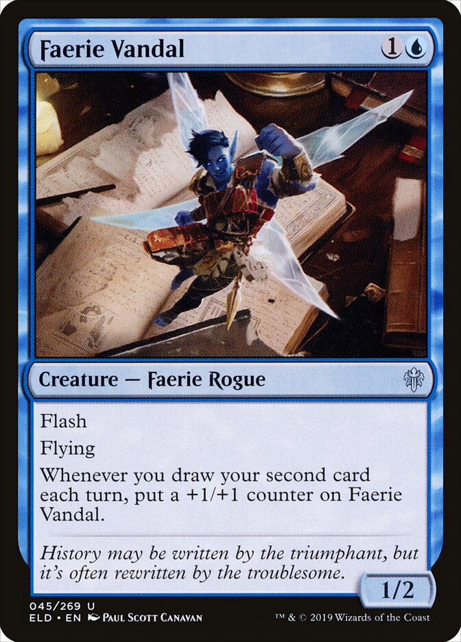 Faerie Vandal (45) - Throne of Eldraine (ELD)