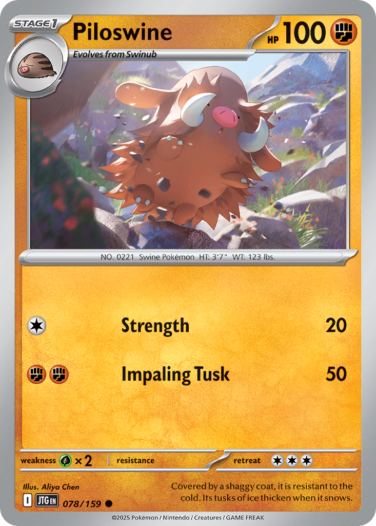 Piloswine (78/159) - Journey Together (JTG)
