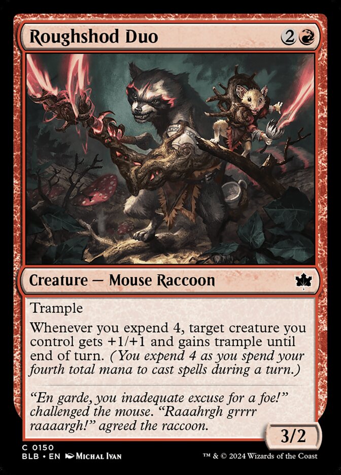 Roughshod Duo (150) - Bloomburrow (BLB)
