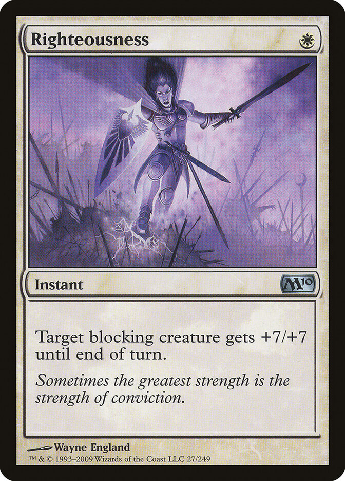 Righteousness (27) - Magic 2010 (M10)