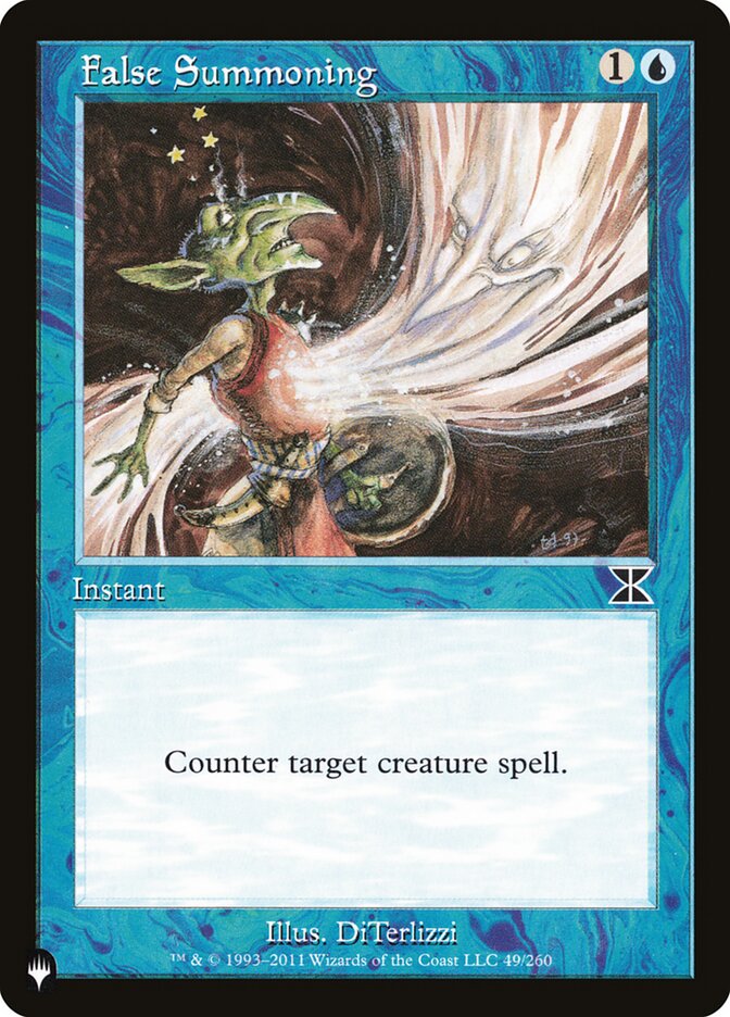 False Summoning (ME4-49) - The List (PLST)