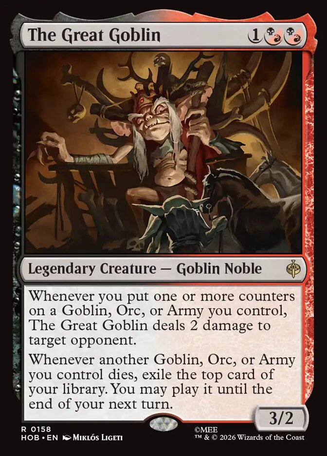 The Great Goblin (158) - The Hobbit (HOB)