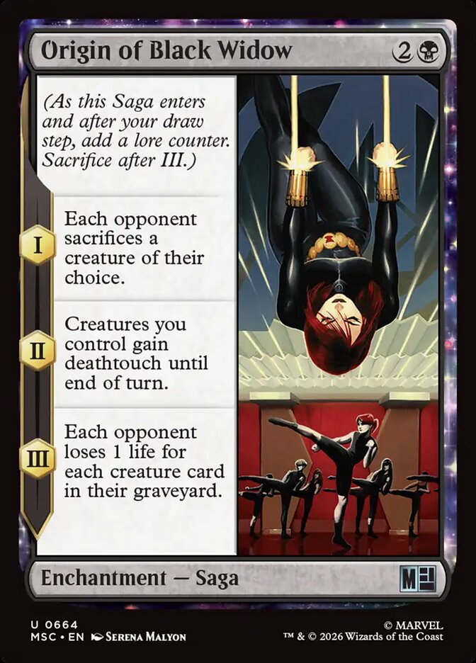 Origin of Black Widow (664) - Marvel Super Heroes Commander (MSC)
