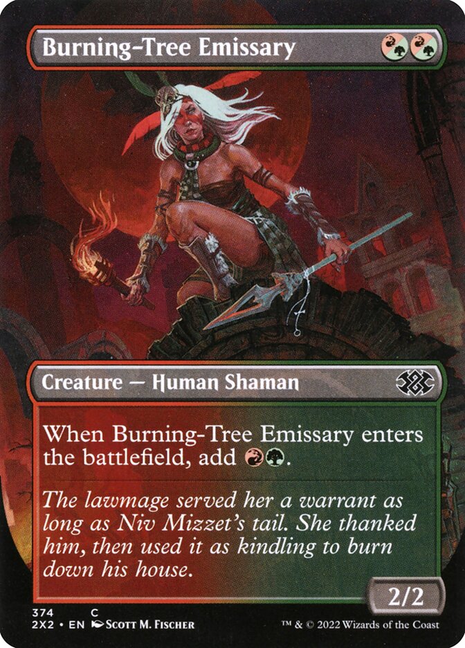 Burning-Tree Emissary (374) - Double Masters 2022 (2X2)