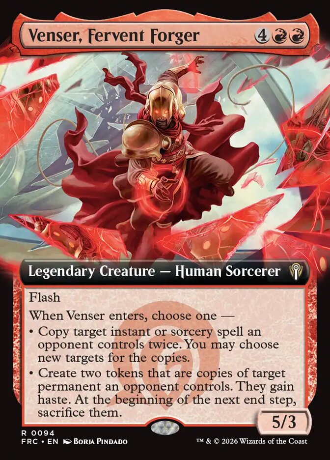 Venser, Fervent Forger (94) - Reality Fracture Commander (FRC)