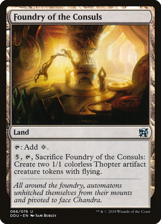 Foundry of the Consuls (66) - Duel Decks: Elves vs. Inventors (DDU)