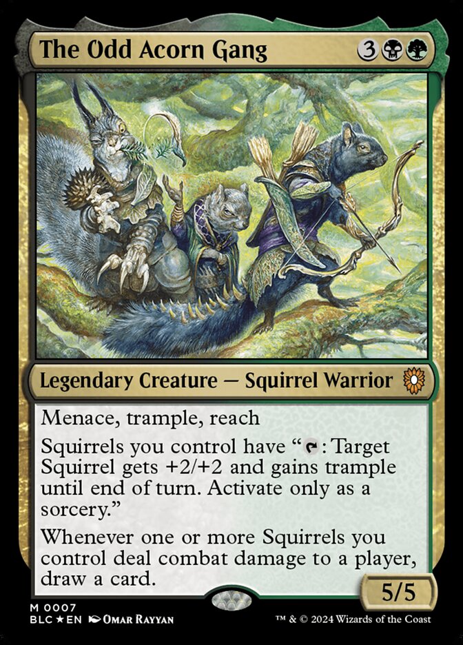 The Odd Acorn Gang (7) - Bloomburrow Commander (BLC)