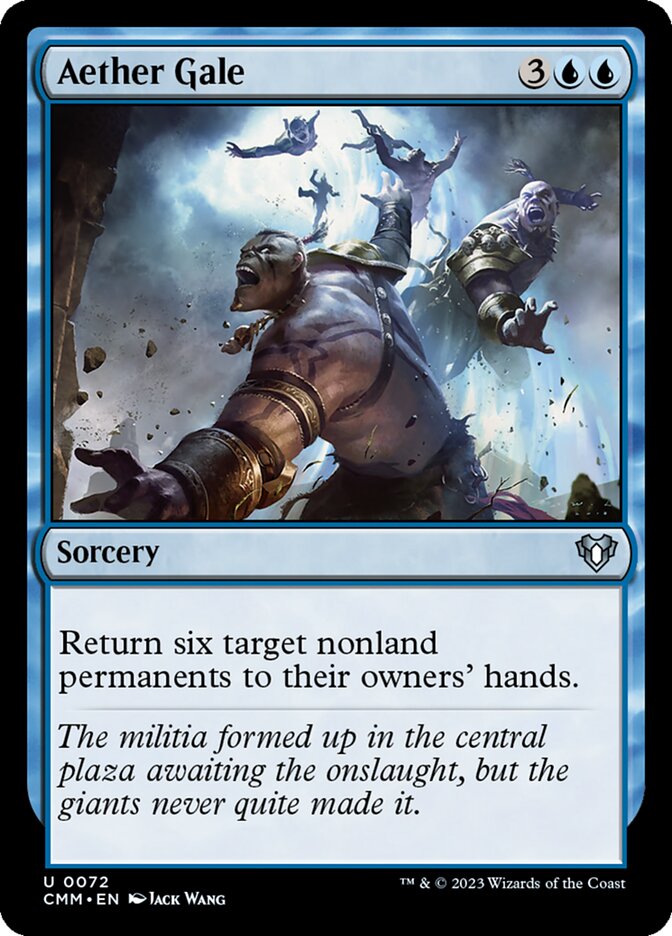 Aether Gale (72) - Commander Masters (CMM)