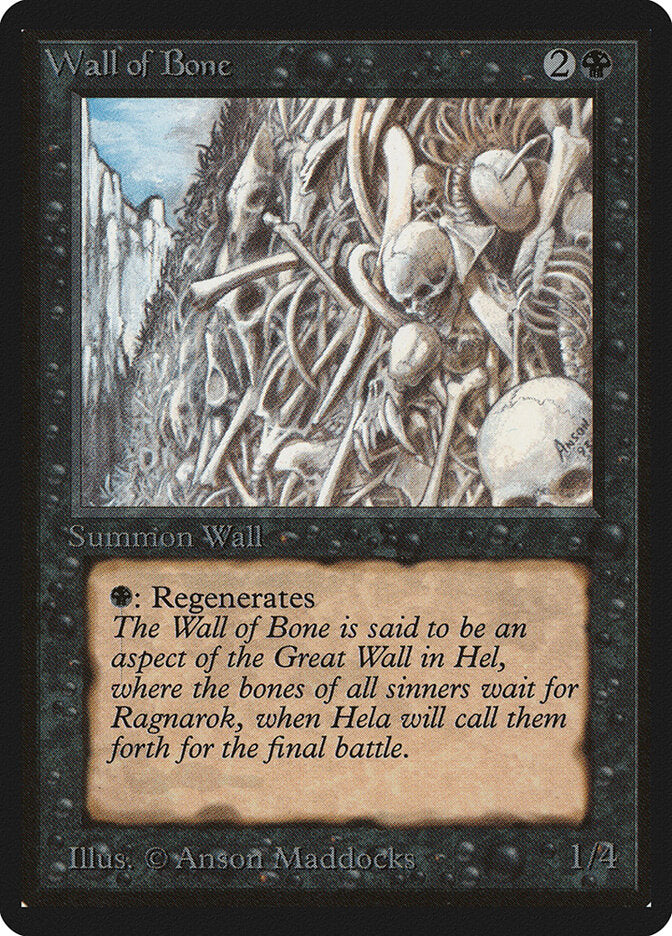 Wall of Bone (133) - Limited Edition Beta (LEB)