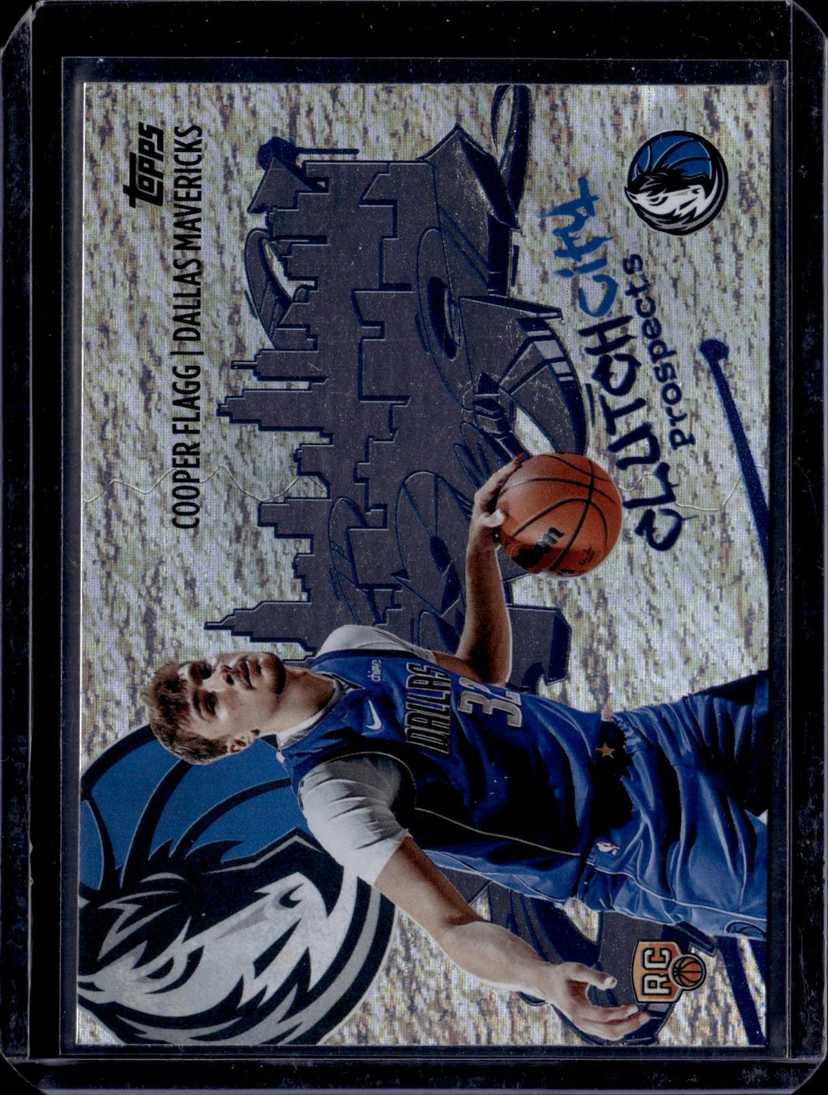 2025-26 Topps #CC-1 Cooper Flagg Clutch City Prospects Holo Foil