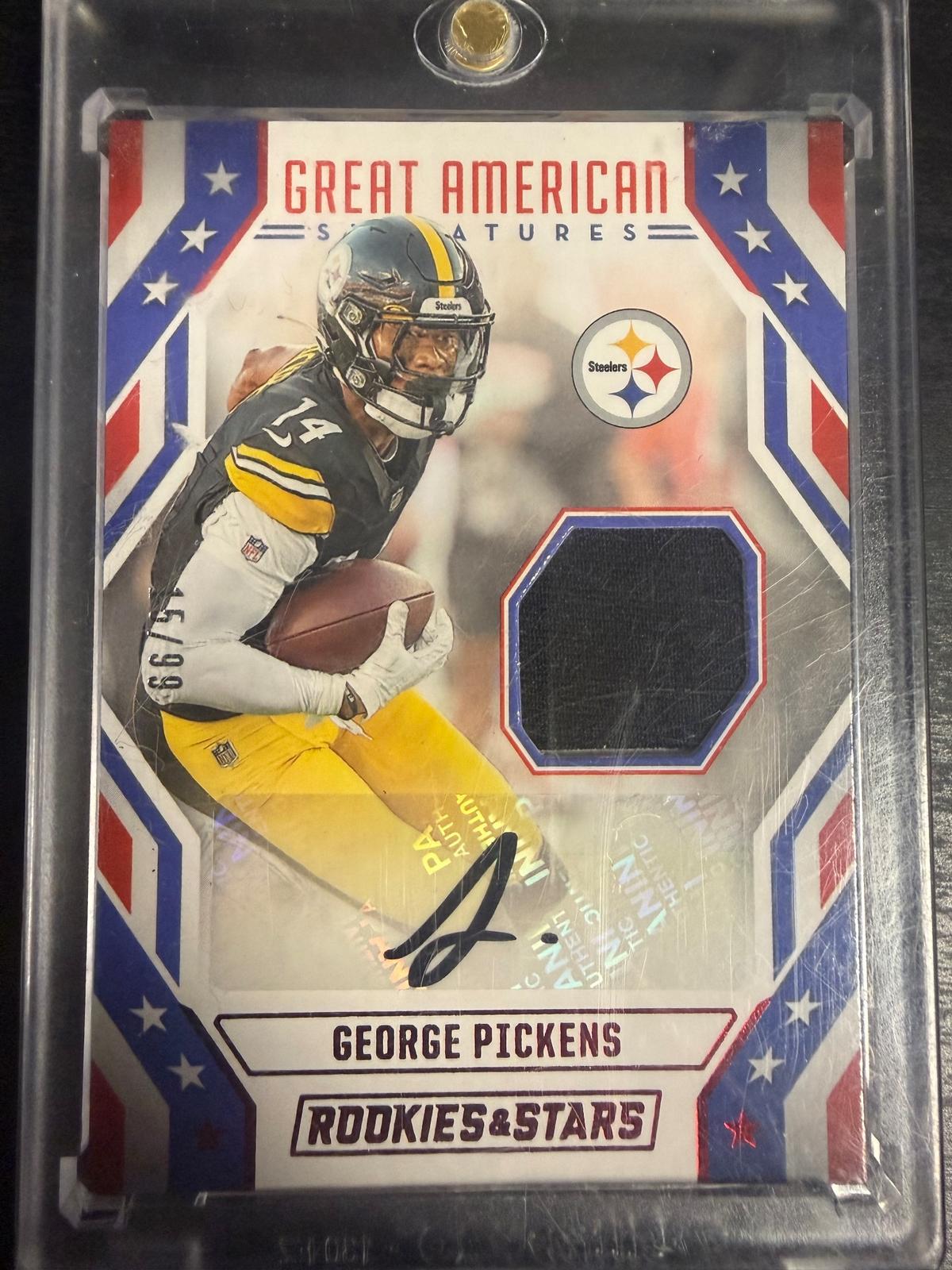 2024 Panini Rookies & Stars George Pickens Great American Signatures /99