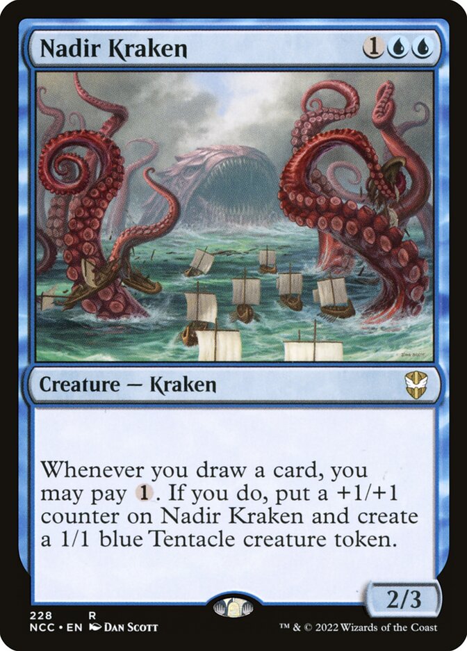 Nadir Kraken (228) - New Capenna Commander (NCC)