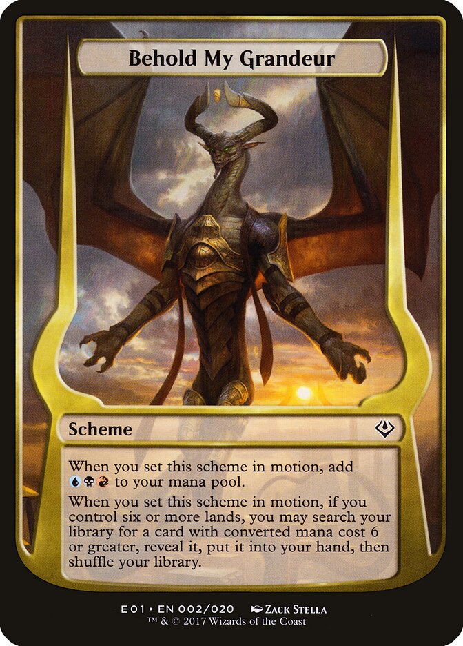 Behold My Grandeur (2★) - Archenemy: Nicol Bolas Schemes (OE01)